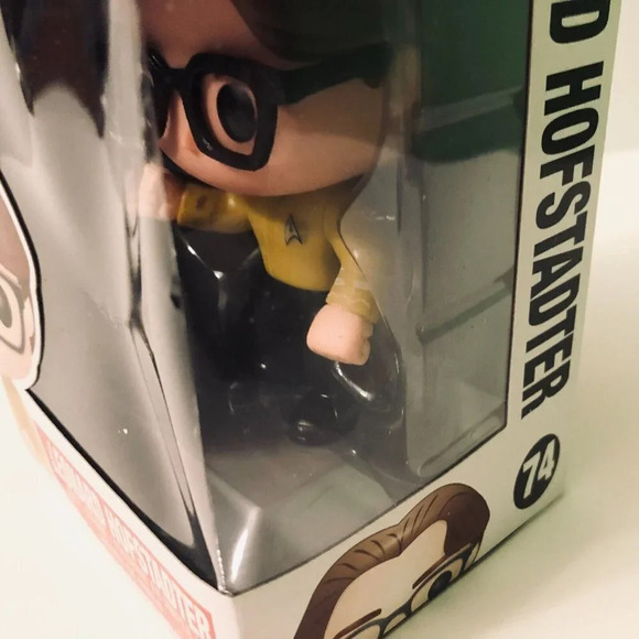 Funko Pop  Leonard Hofstadter Star Trek Uniform Big Bang Theory 74 - Picture 15 of 16